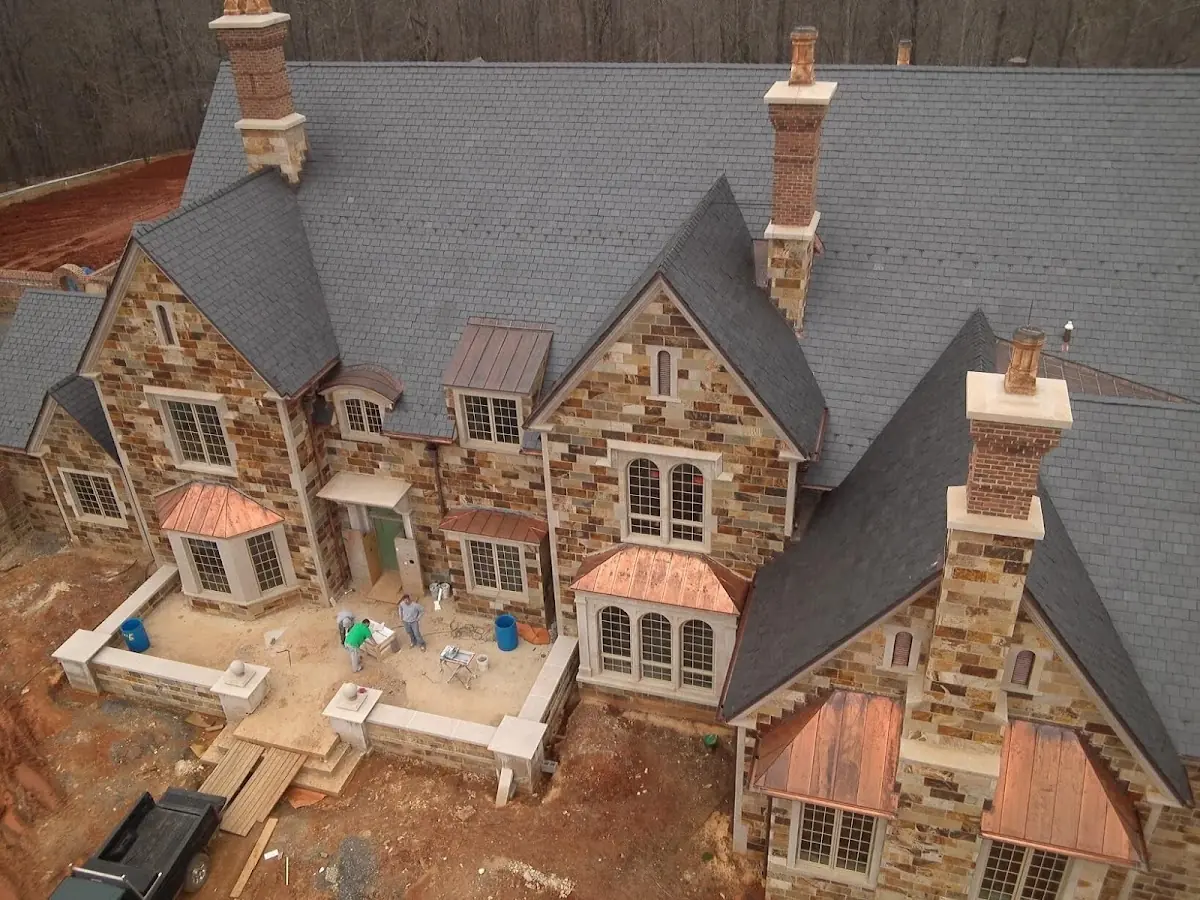 Craftsman Roofing Slate Roof Repair project in Stonegate Village